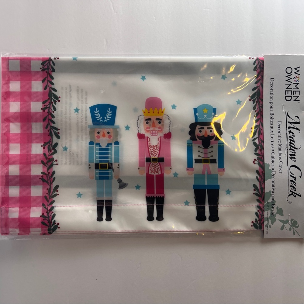 Christmas Nutcracker Outdoor Mailbox Cover Magnetic 20.5x18 Wrap Post Box
